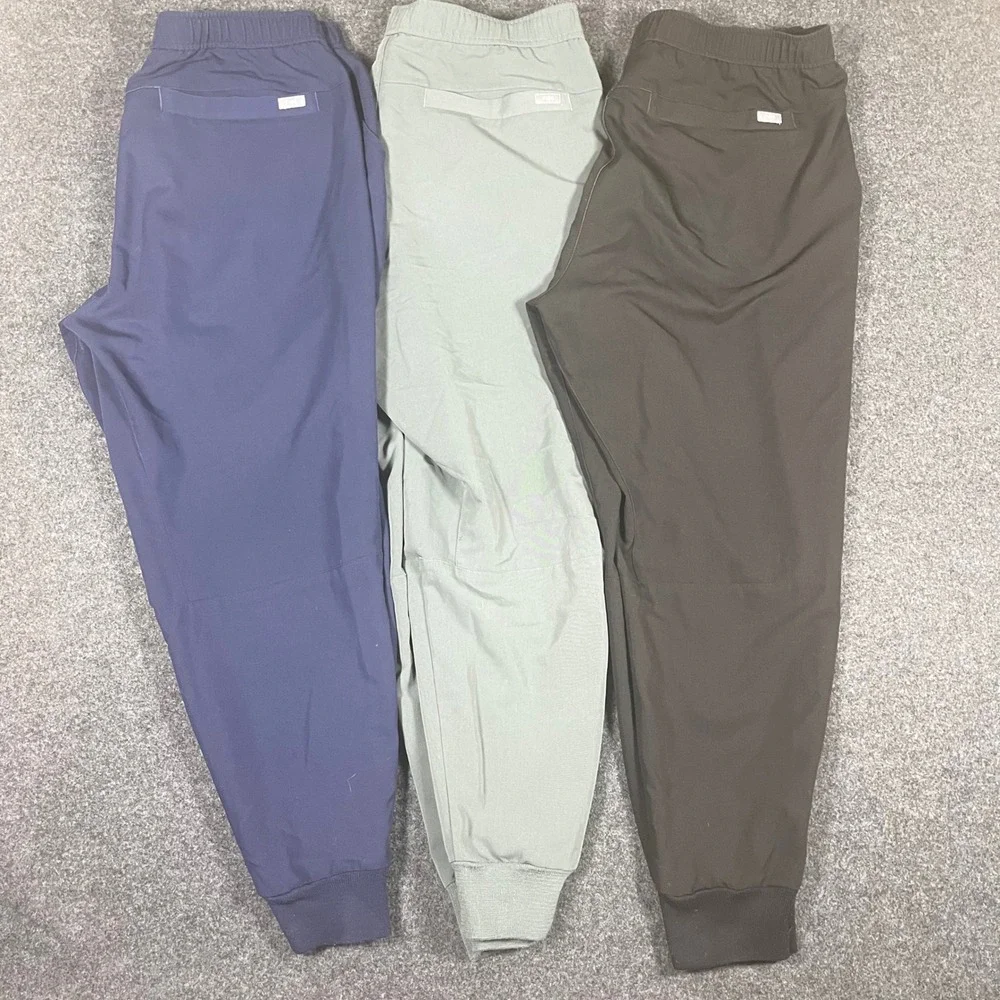 Lot of 3 FIGS Men's XL Short Tansen Technical Scrub Joggers Navy Sage Black
